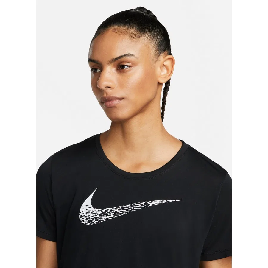 Футболка Nike Swoosh Run, Черный — фото 3