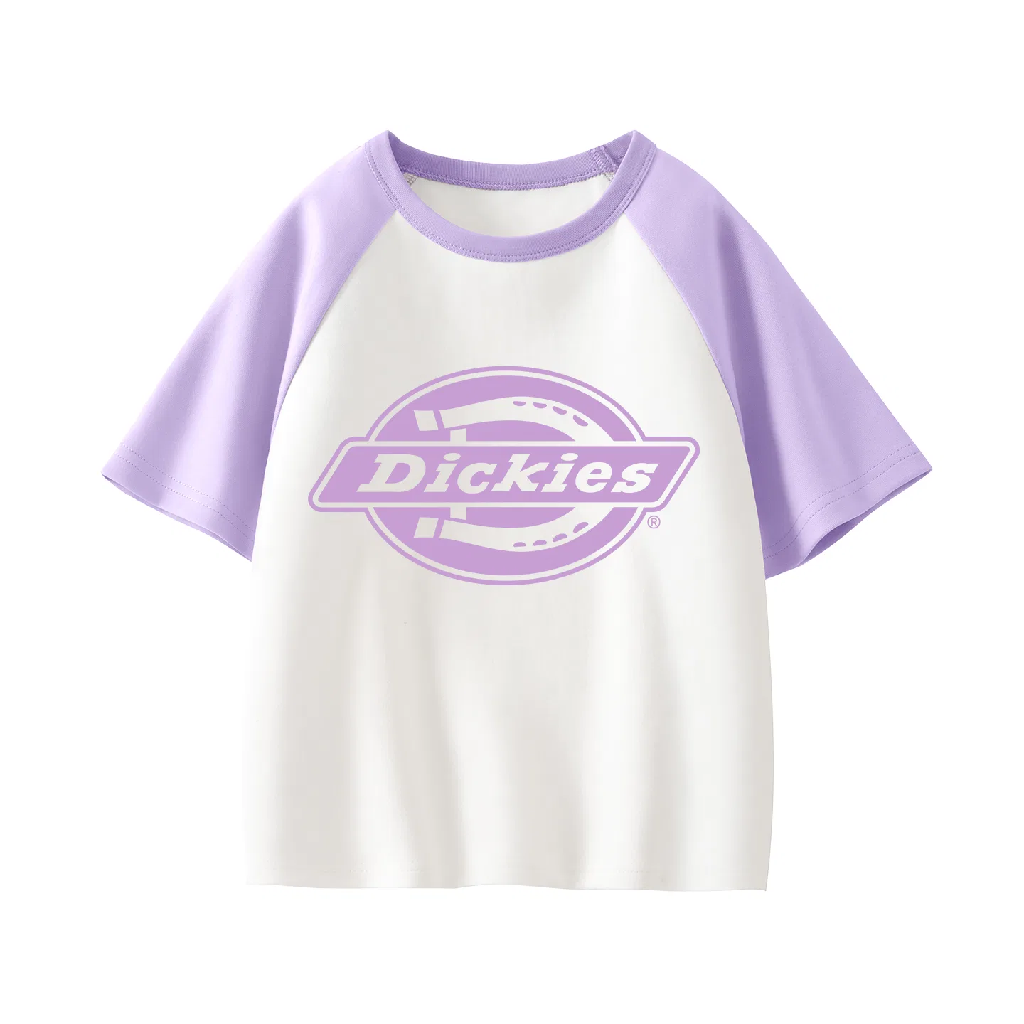 Детская футболка с круглым вырезом Tongs Z Negative Label Purple White Dickies, Purple White