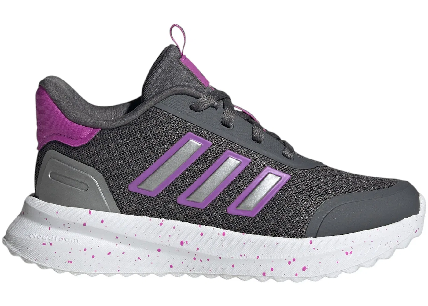 Детские кроссовки Lifestyle Grey Five/Purple Burst/Iron Metallic Adidas X_PLR Path