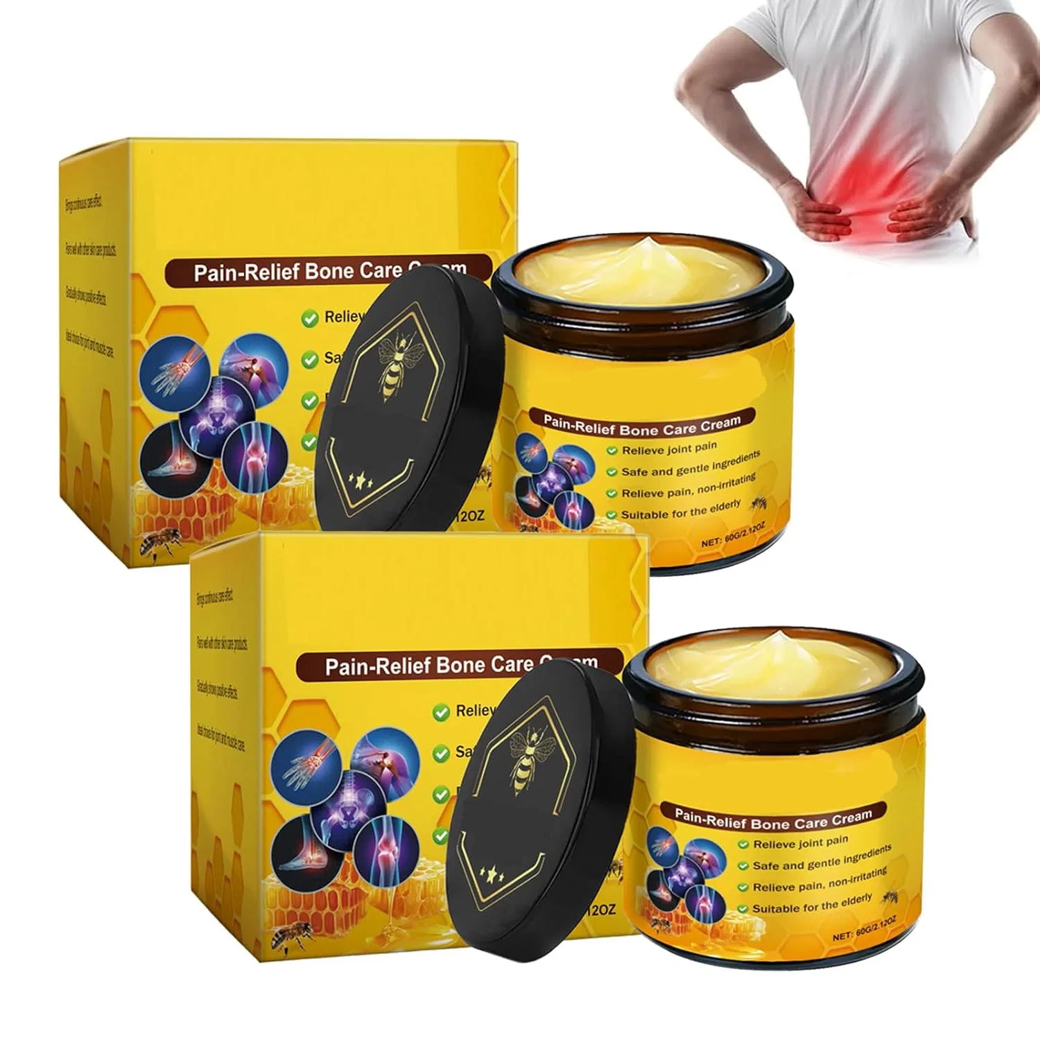 Крем для суставов с пчелиным ядом, 2 шт, 80 г Generisch