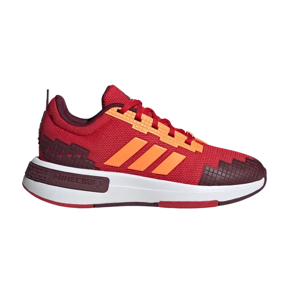 Кроссовки Minecraft x Adidas Pro J, красный