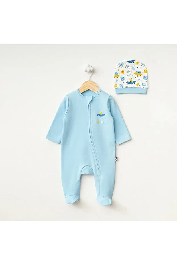 Детский комбинезон с длинным рукавом Basics Crazy Baby, Blue