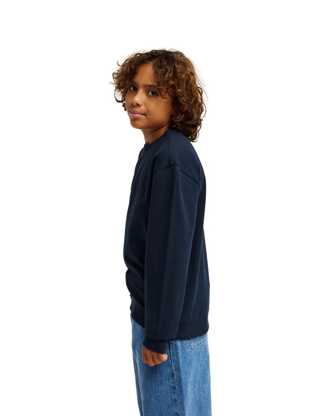 Детское флисовое худи с круглым вырезом Basic Quiksilver, Kosmosblau — фото 3