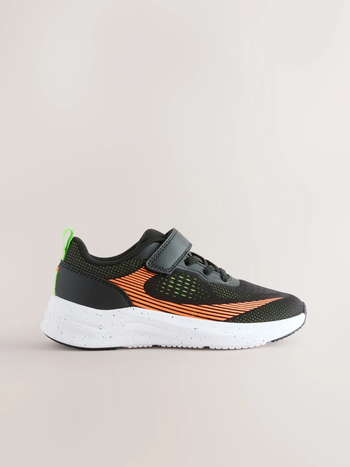 Кроссовки с сетчатым верхом, модель Black/Orange Next, черно-оранжевый — фото 2