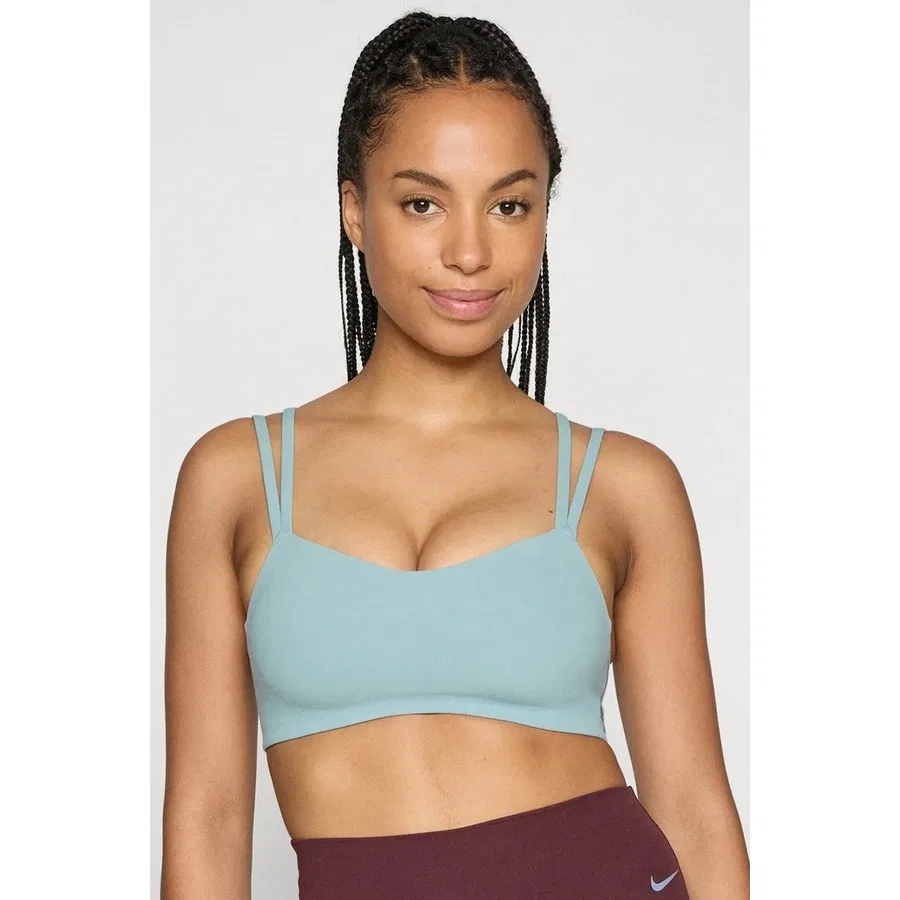 Спортивный бюстгальтер с V-образным вырезом Zenvy Strappy Padded Bra Nike, Зеленый