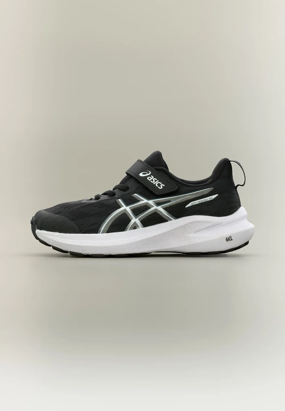 Gt 1000 14 унисекс - кроссовки для бега по улицам Asics, Black/Steel Grey