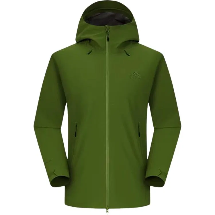 Детская ветровка с капюшоном PELLIOT Rock Shell Windbreaker Jacket, Sage Green