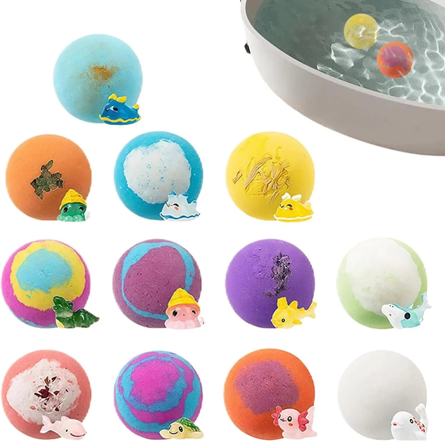 Générique Набор бомбочек для ванны 12 шт, Soft Colors