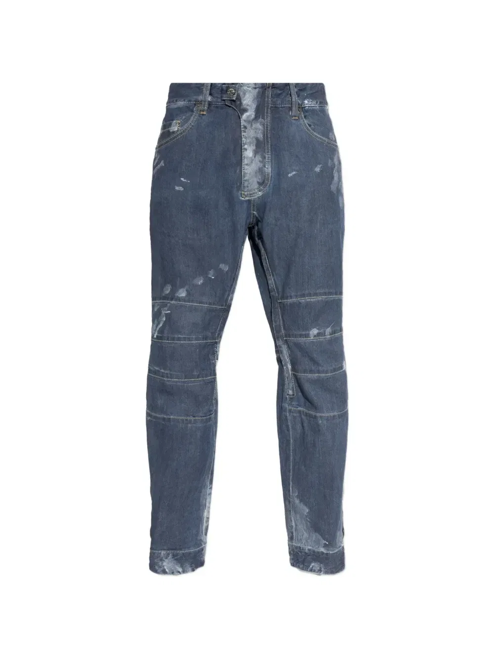 Джинсы с выцветшими вставками DSQUARED2, синий