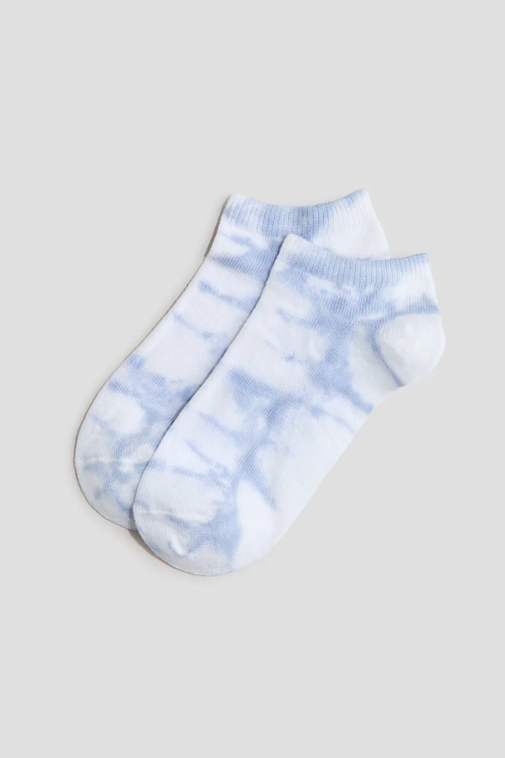 7 пар носков для кроссовок H&M, Hellblau/Batikmuster — фото 2