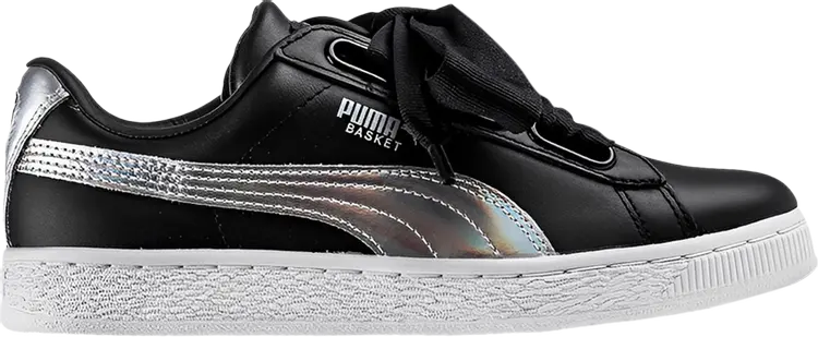 Кроссовки Puma Wmns Basket Heart Explosive - Black, черный