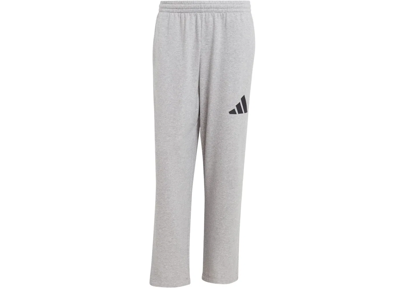 Мужские широкие штаны с логотипом 3 Bar Logo Pant Adidas, Medium Grey Heather/Black