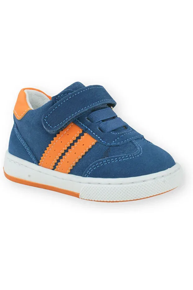 Детские кроссовки для мальчиков полосатые Nubebe, Saks-Orange — фото 2