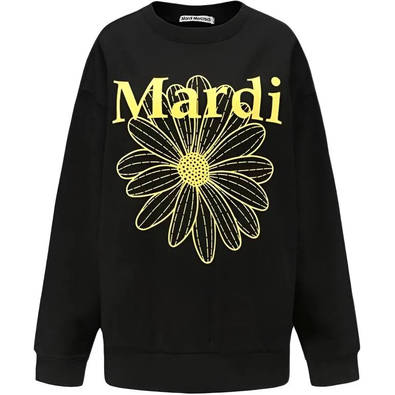 Детский свитшот утепленный Diamond Black (Dandelion Yellow) MARDI MERCREDI