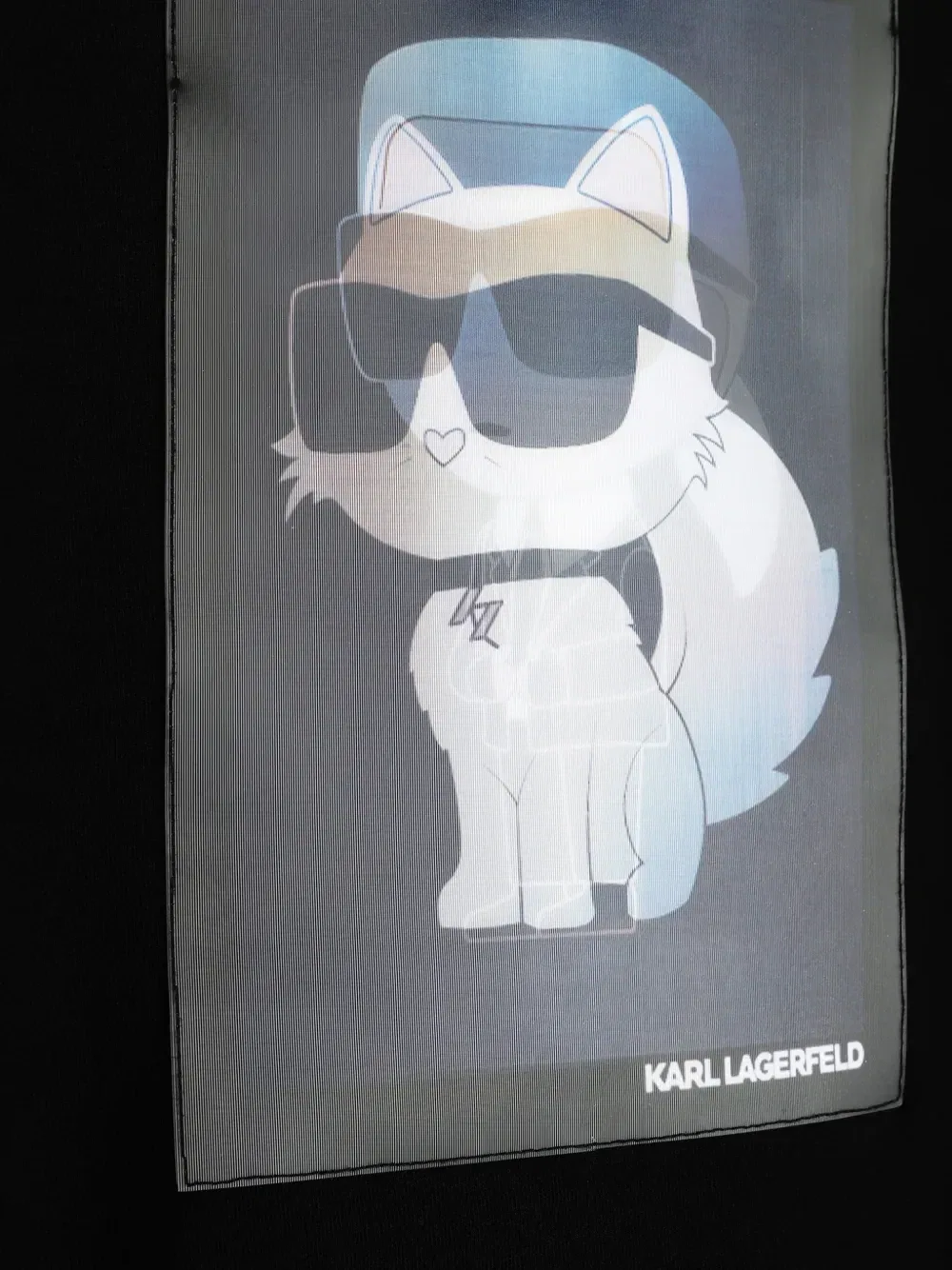 Свитер с нашивкой Karl Lagerfeld Kids, черный — фото 3