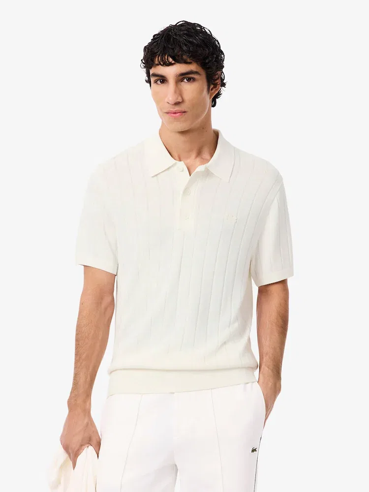 Свитер мужской с поло LACOSTE, Cotton