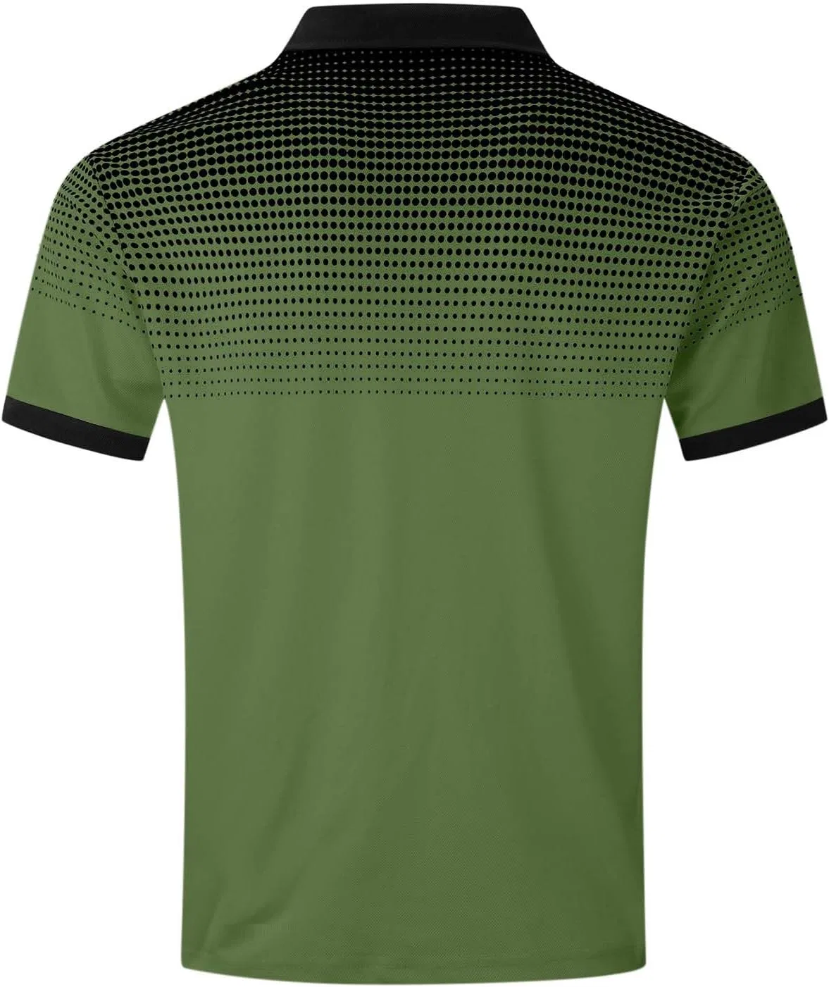 Мужская футболка цвет-блок Slim Fit, Black/Green — фото 3