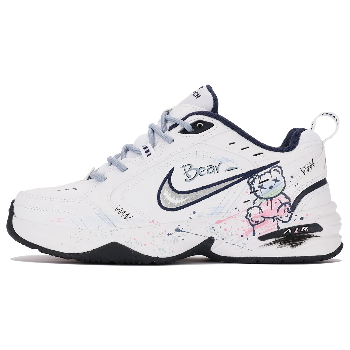 

Кастомизированные кроссовки Nike Air Monarch 4 Unisex, белый