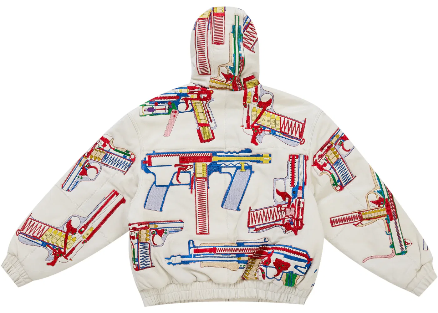 Мужская куртка с принтом Jacket Supreme, White — фото 3