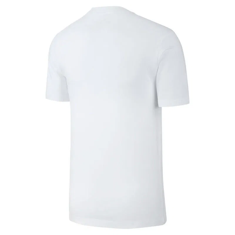 Мужская хлопковая футболка Nike, Regular Fit, White Logo — фото 2