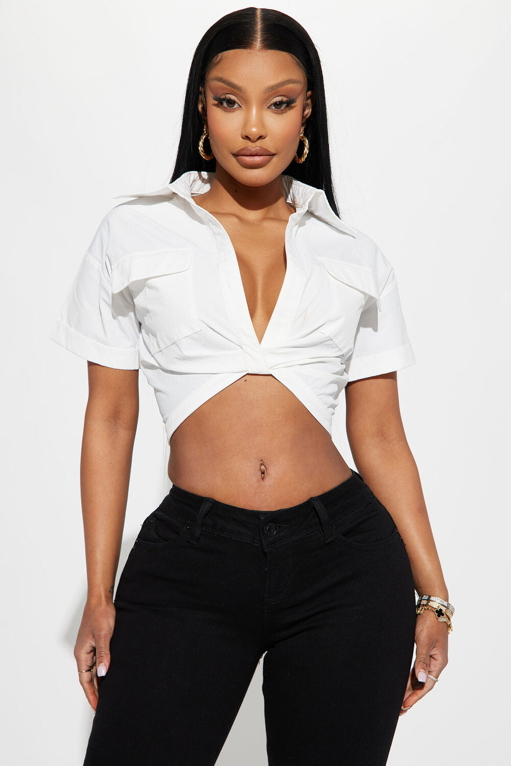

Топ Fashion Nova TI8340, белый