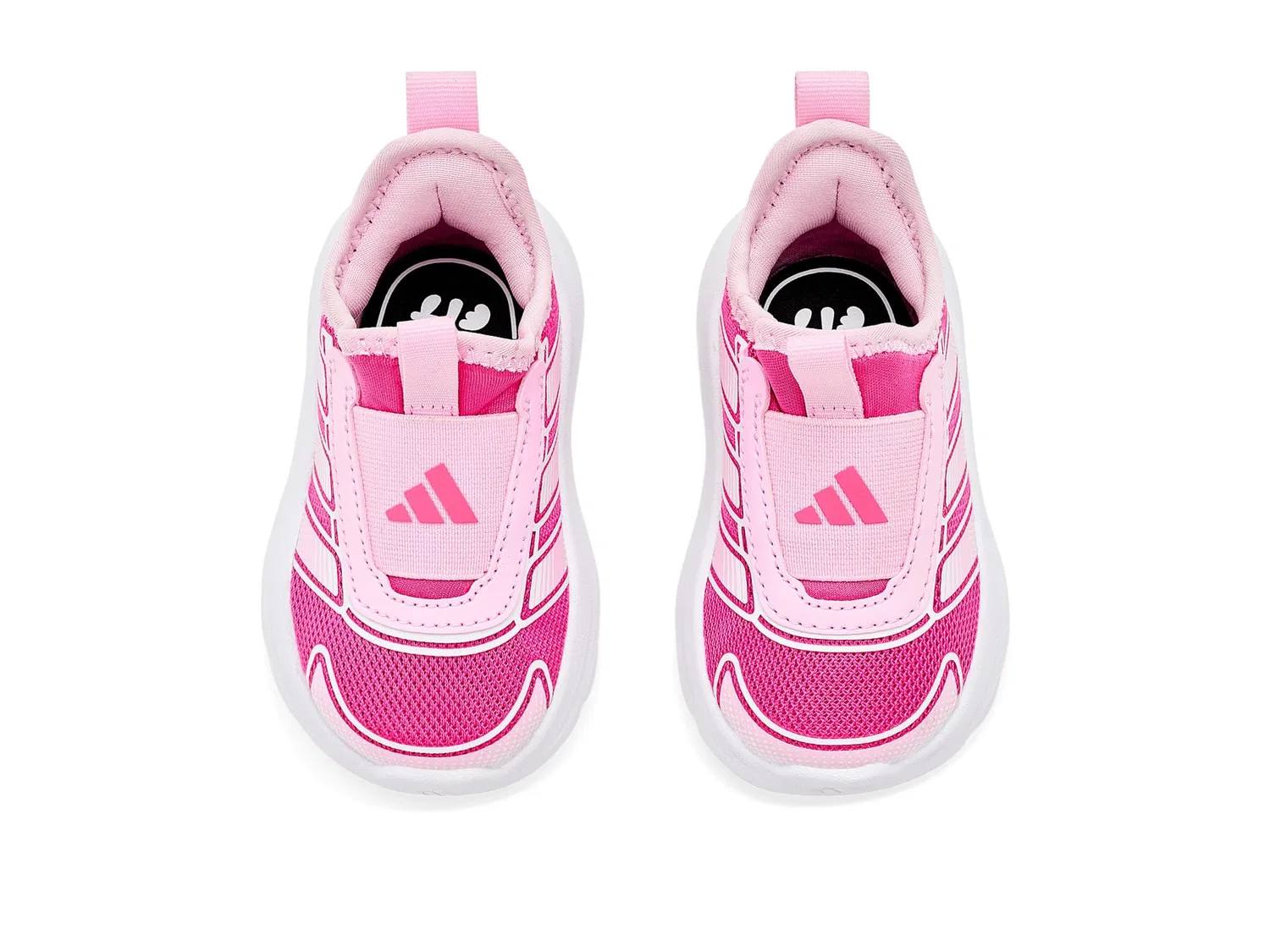 Кроссовки Tensaur Comfort 2 (для младенцев и малышей) Adidas Kids, Pink Fusion/Clear Pink/White — фото 3