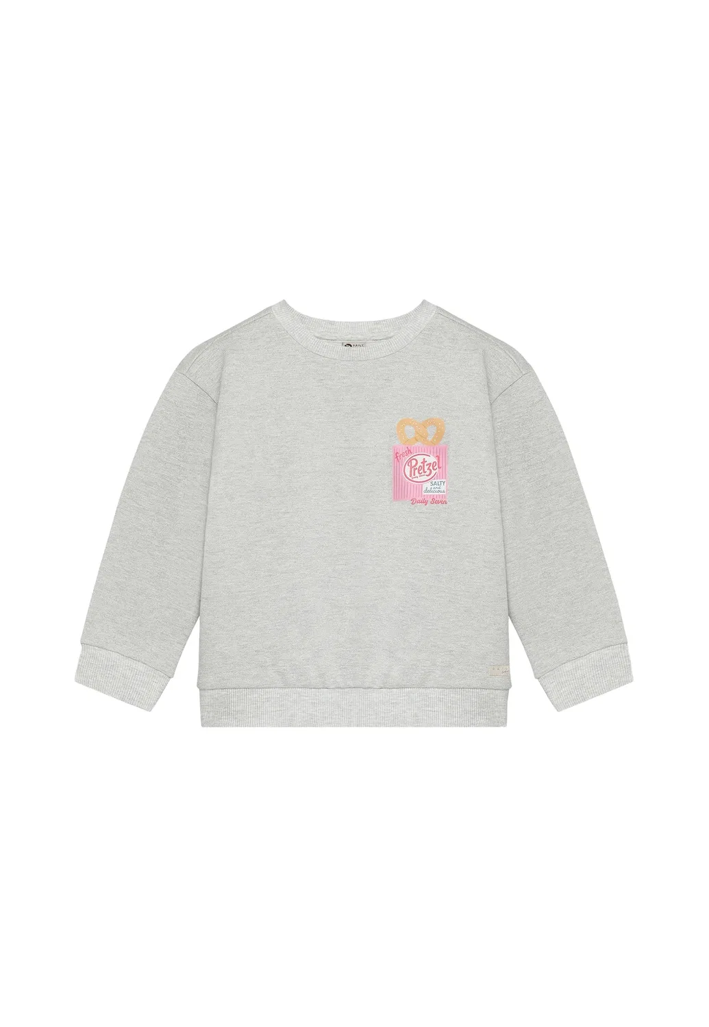 Свитер - принт на спине - толстовка Daily7, Light Grey Melange