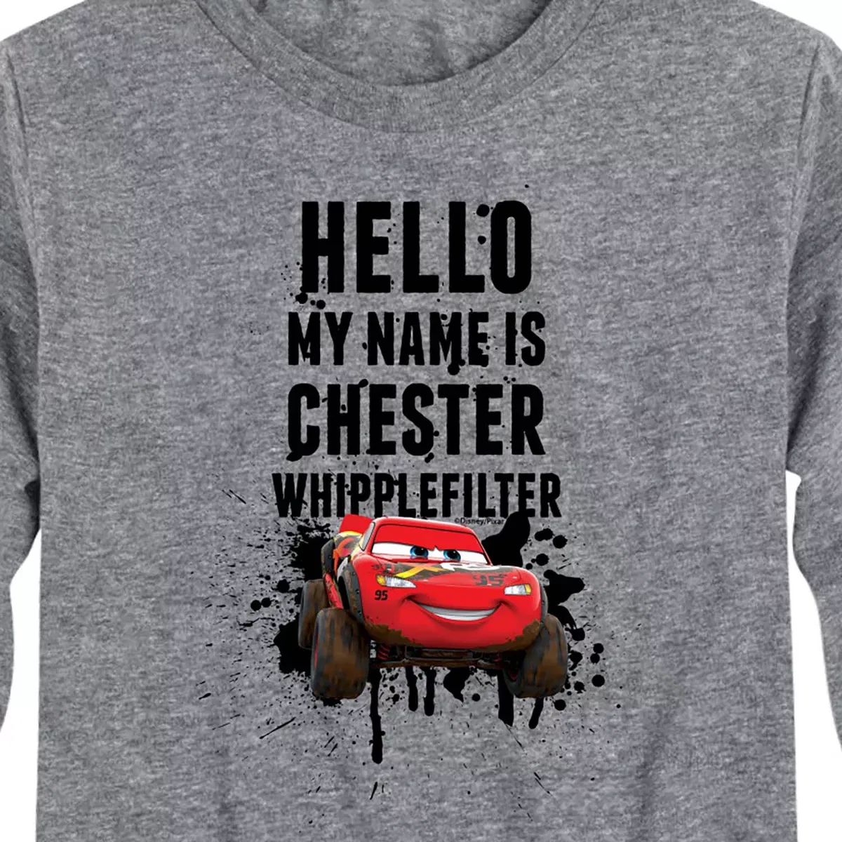 Детская футболка с длинным рукавом с принтом Disney Cars Chester Whipplefilter Cars, Red — фото 2