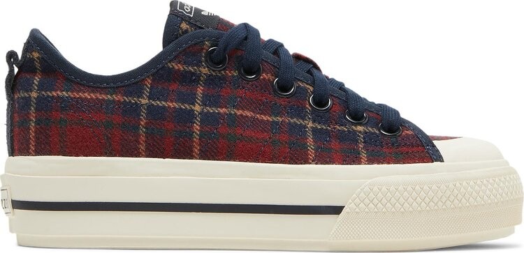 

Кроссовки Adidas Wmns Nizza RF Platform Mid 'Plaid', красный