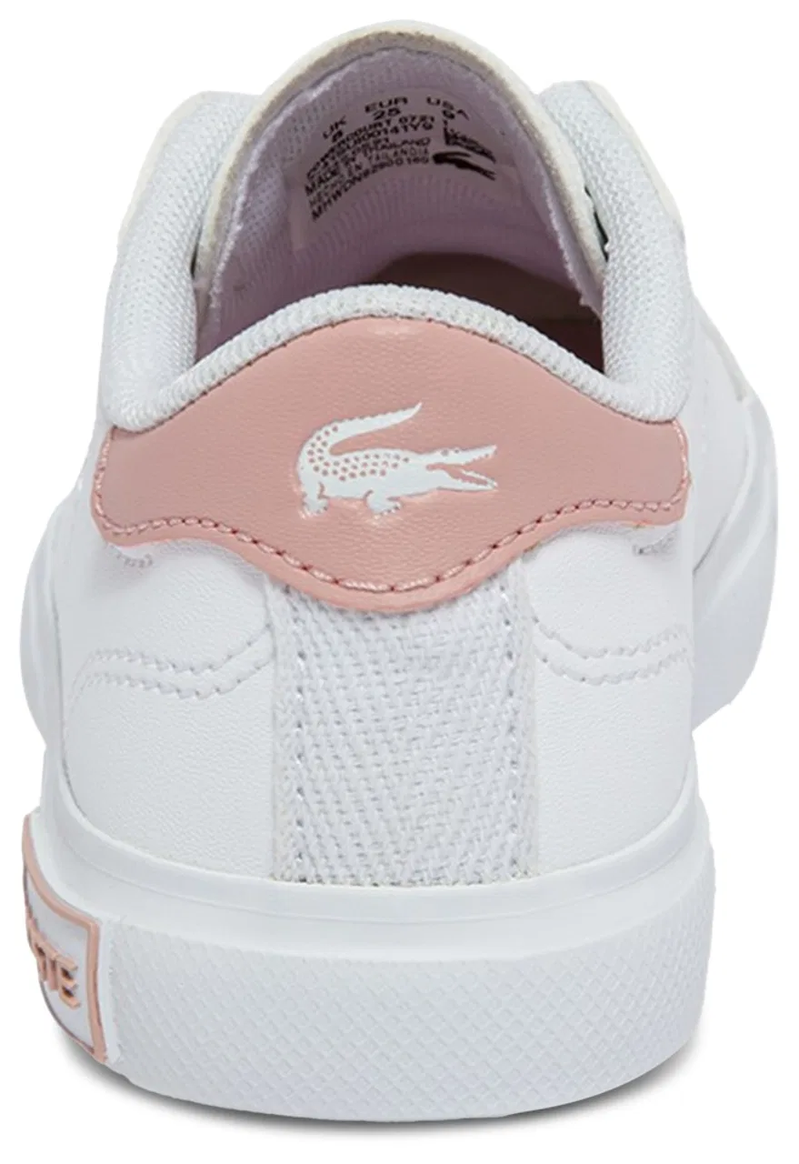 Кроссовки для мальчиков POWERCOURT 0721 Lacoste, цвет Open White/Multi — фото 3