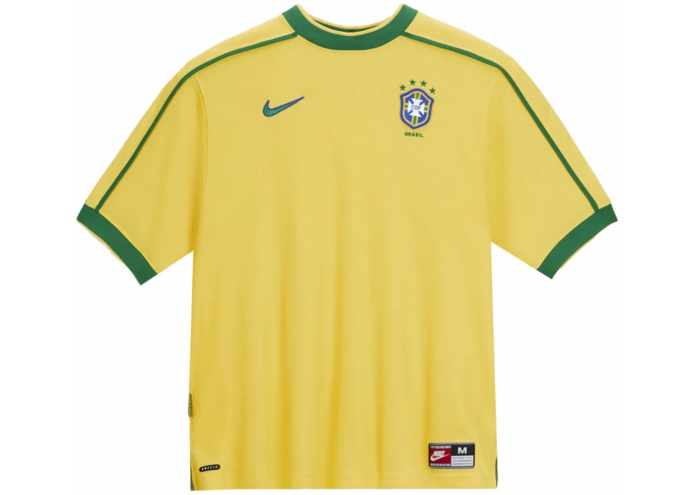 Мужская футболка с длинным рукавом Jersey Nike, Varsity Maize/Pine Green
