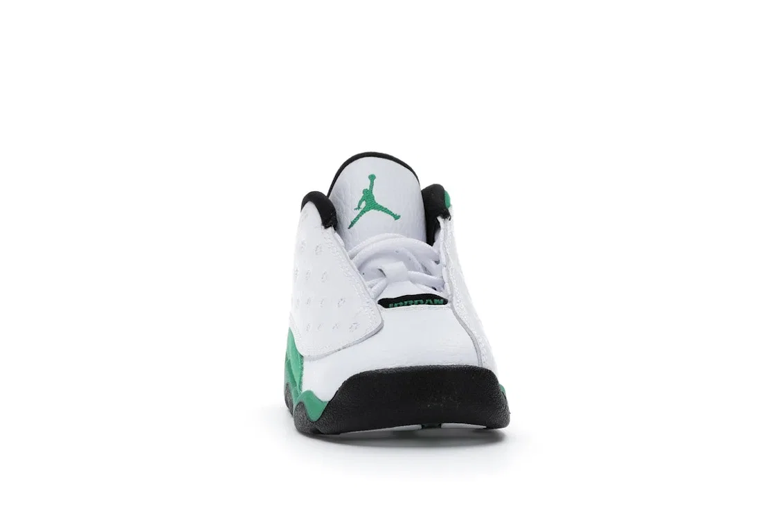 Детские кроссовки с принтом Jordan 13 Retro Jordan, White/White-Lucky Green-Black — фото 2