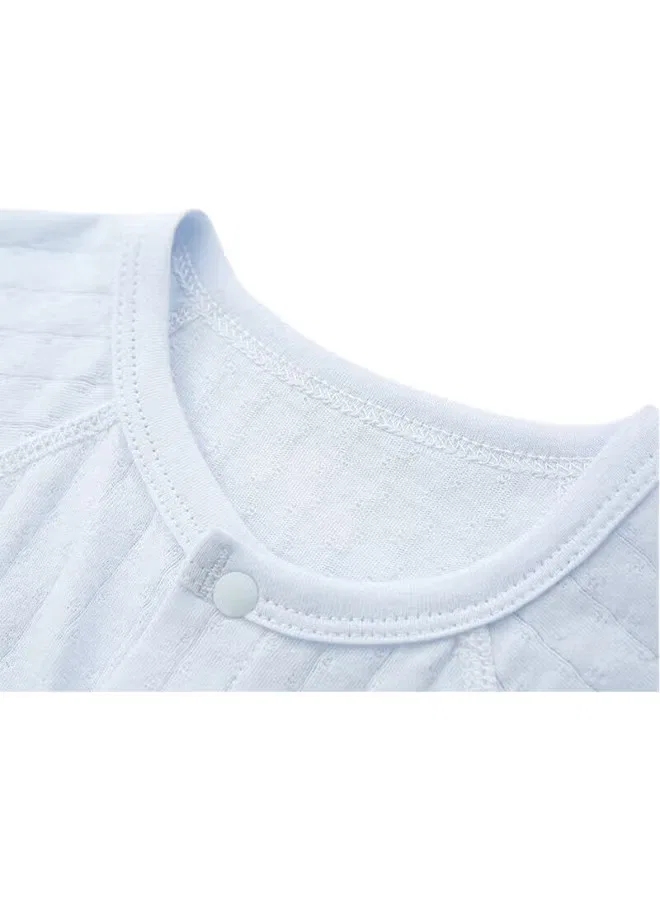 Боди-комбинезон комплект из 2 предметов с коротким рукавом Babyprints, белый и синий