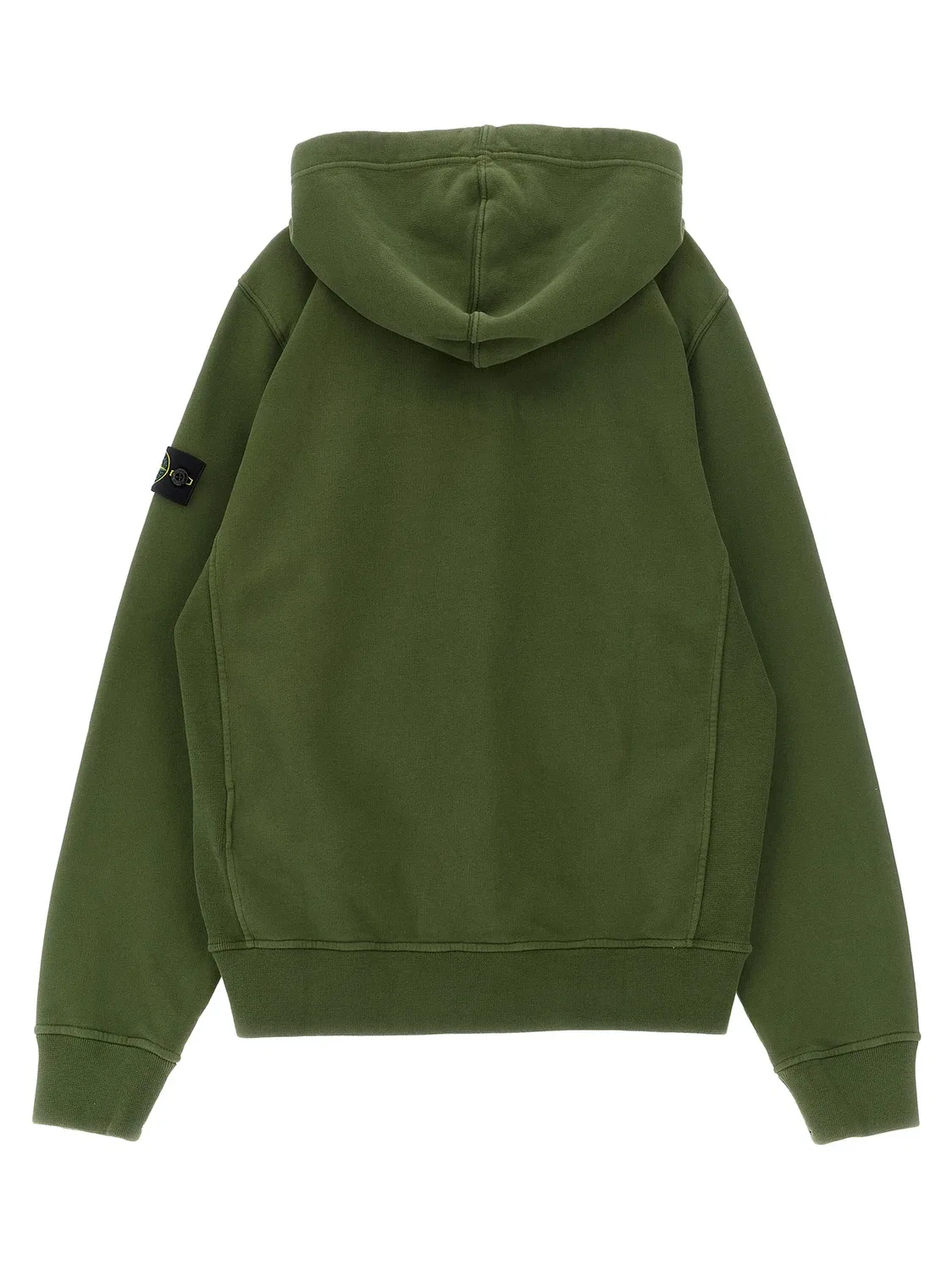 Худи Stone Island Junior, зеленый — фото 2