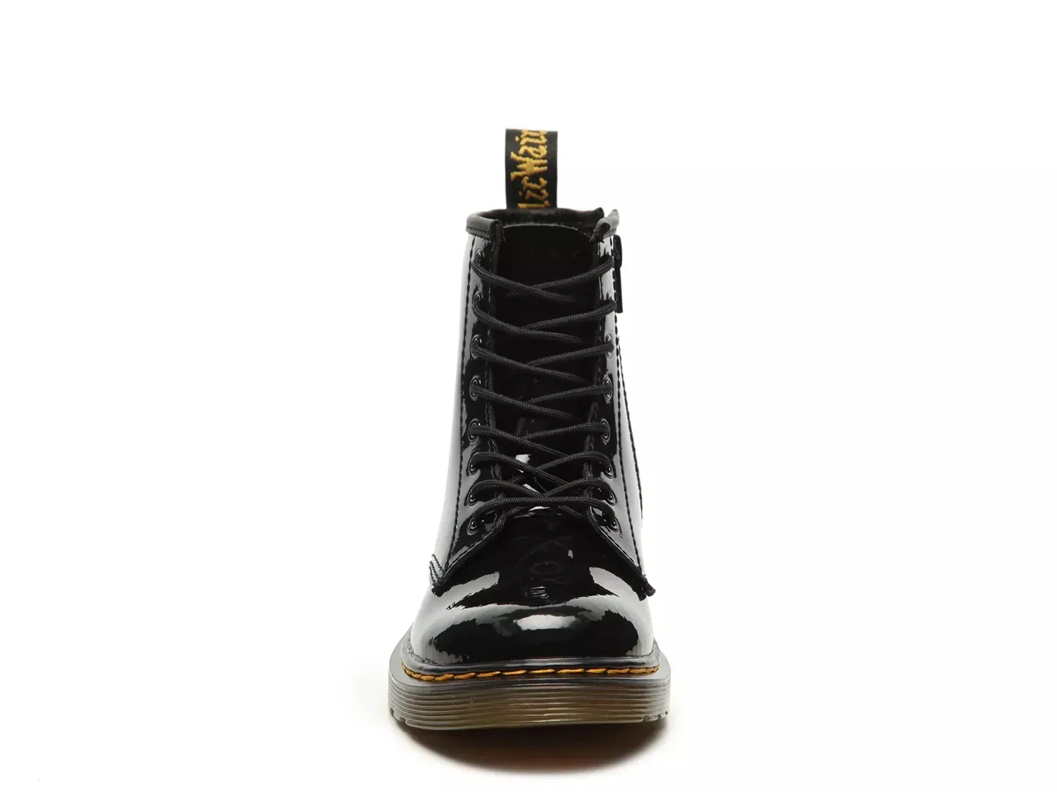 Ботинки Dr. Martens 1460 из лаковой кожи, для девочек, черный — фото 2