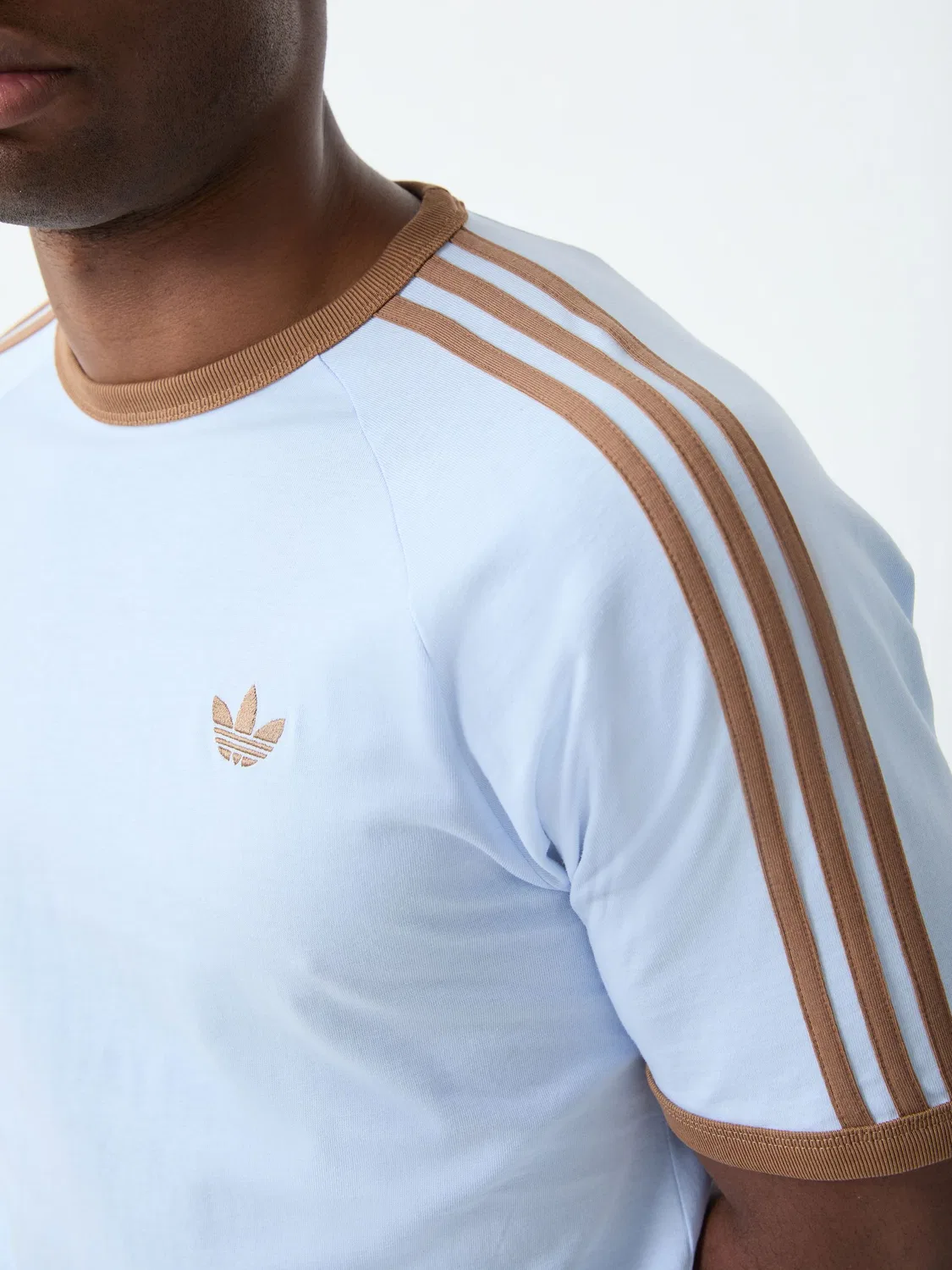 Футболка с тремя полосками, Cali Tee, adidas Originals, синий — фото 4