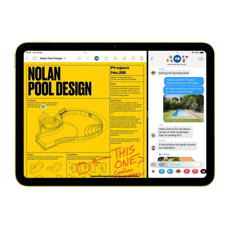 

Планшет Apple iPad 10 (2022), 64Гб, Wi-Fi, Yellow