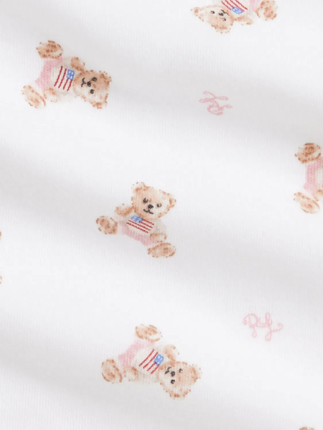 Комплект с бодидом с принтом медвежонка Polo Ralph Lauren, белый — фото 2
