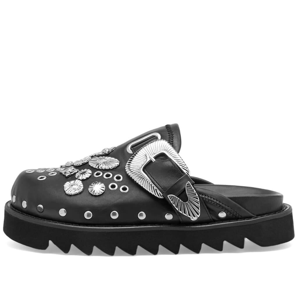 

Мюли Toga Pulla Slip On Buckle, черный