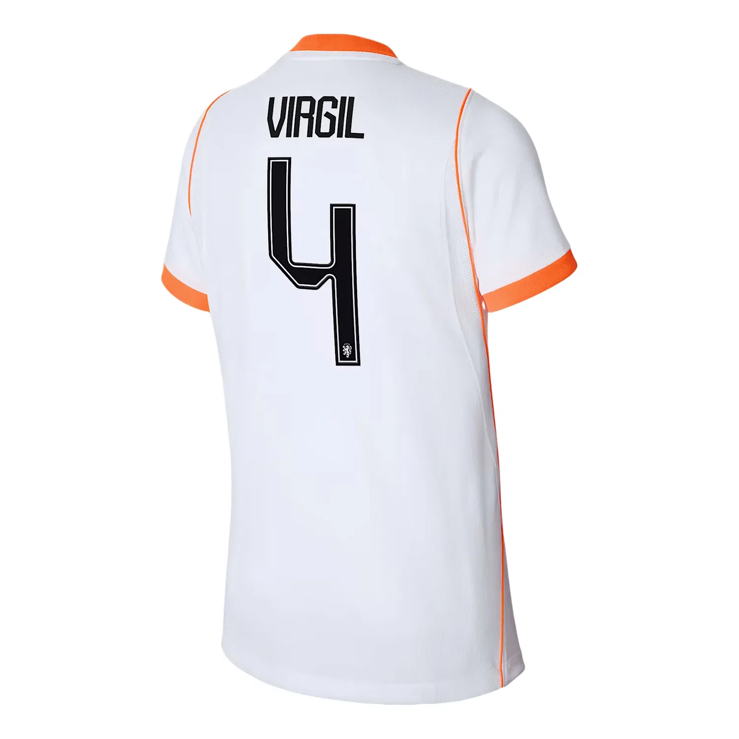 Детская футболка с принтом Нидерландов Virgil van Dijk Nike, белый