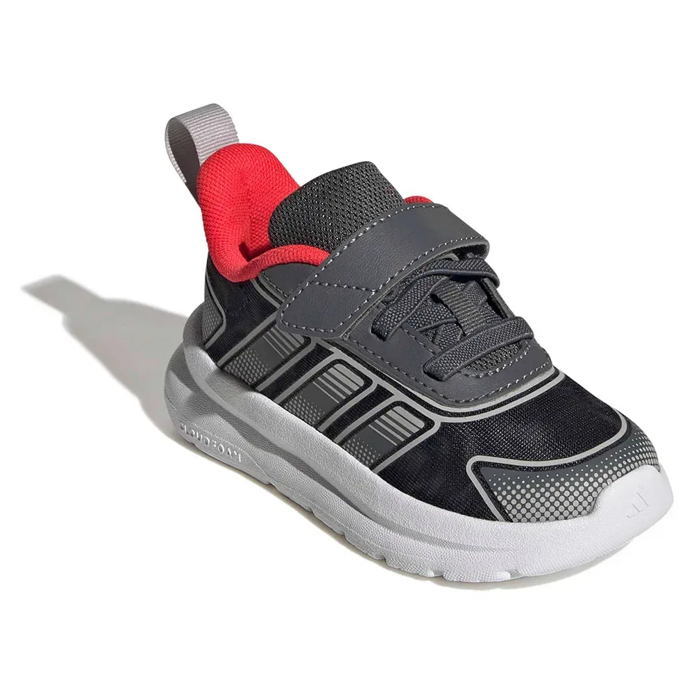 Детские кроссовки с принтом Tensaur Run 4.0 Adidas, Black — фото 2