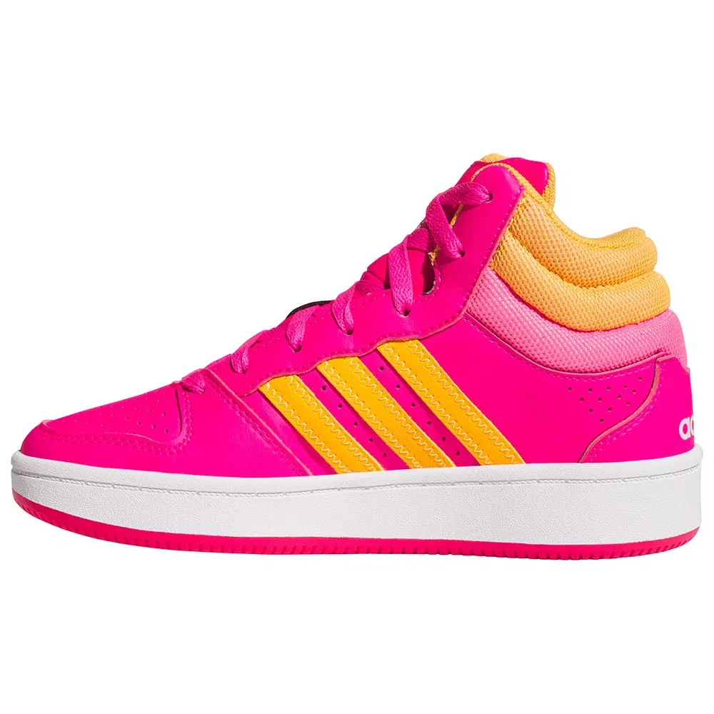 Кроссовки Hoops Mid Classic Junior Adidas, розовый — фото 3