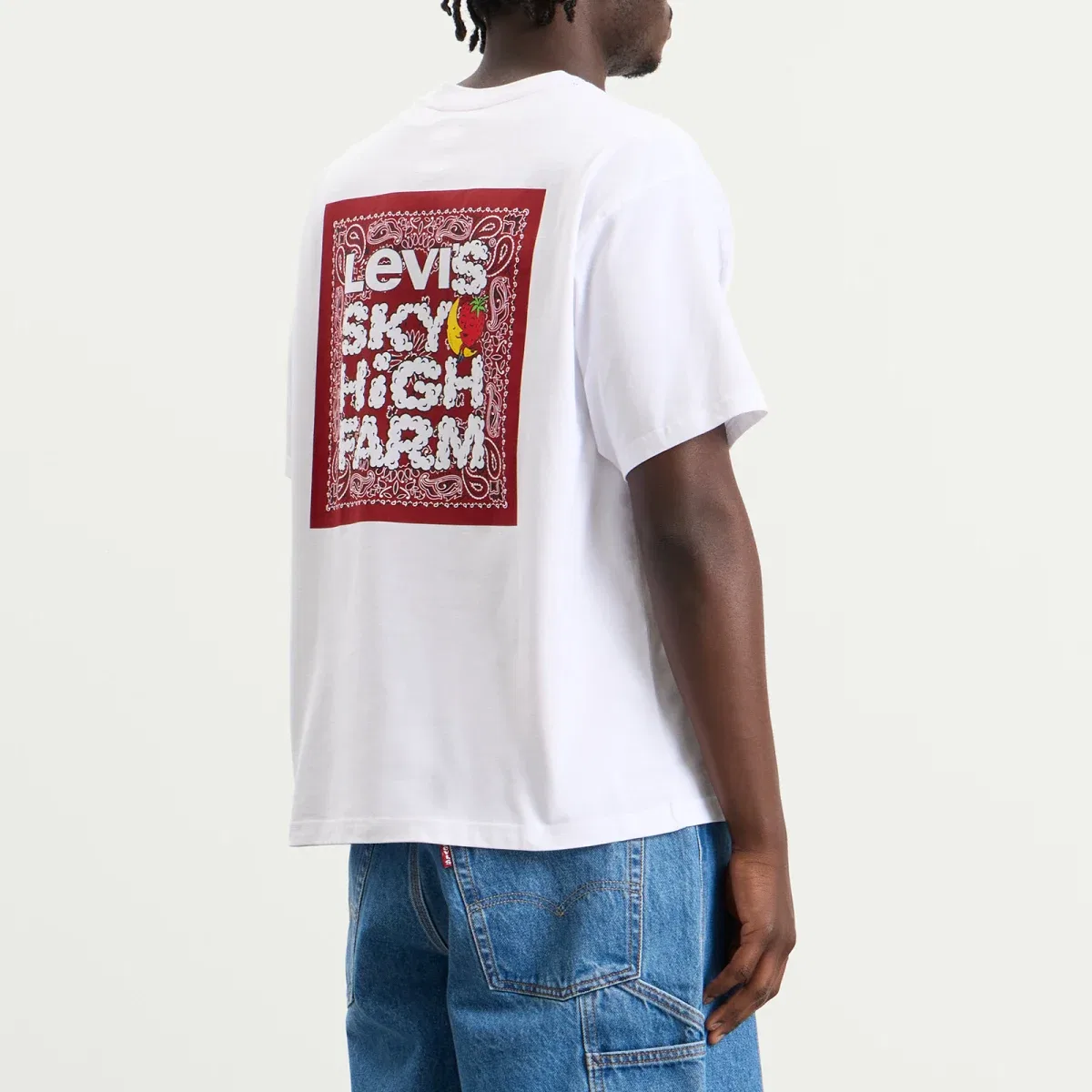 Футболка с принтом X Sky High Farm Universe Pocket Levi'S, Cloud — фото 3