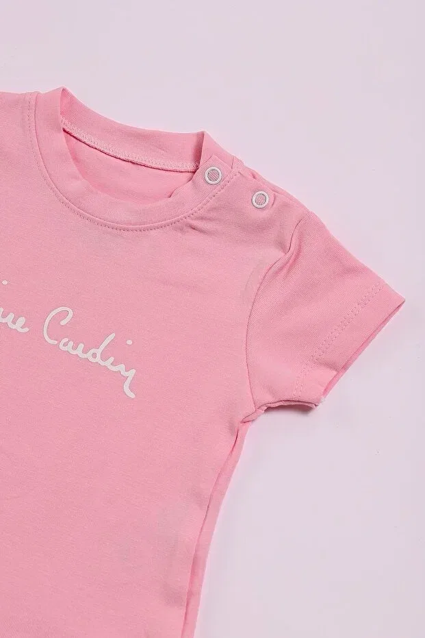 Детское платье для девочек хлопковое Pierre Cardin, Pink — фото 4
