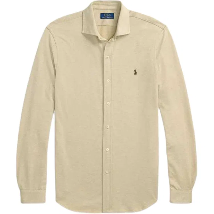 Мужская рубашка на пуговицах с принтом пони Polo Ralph Lauren, Beige