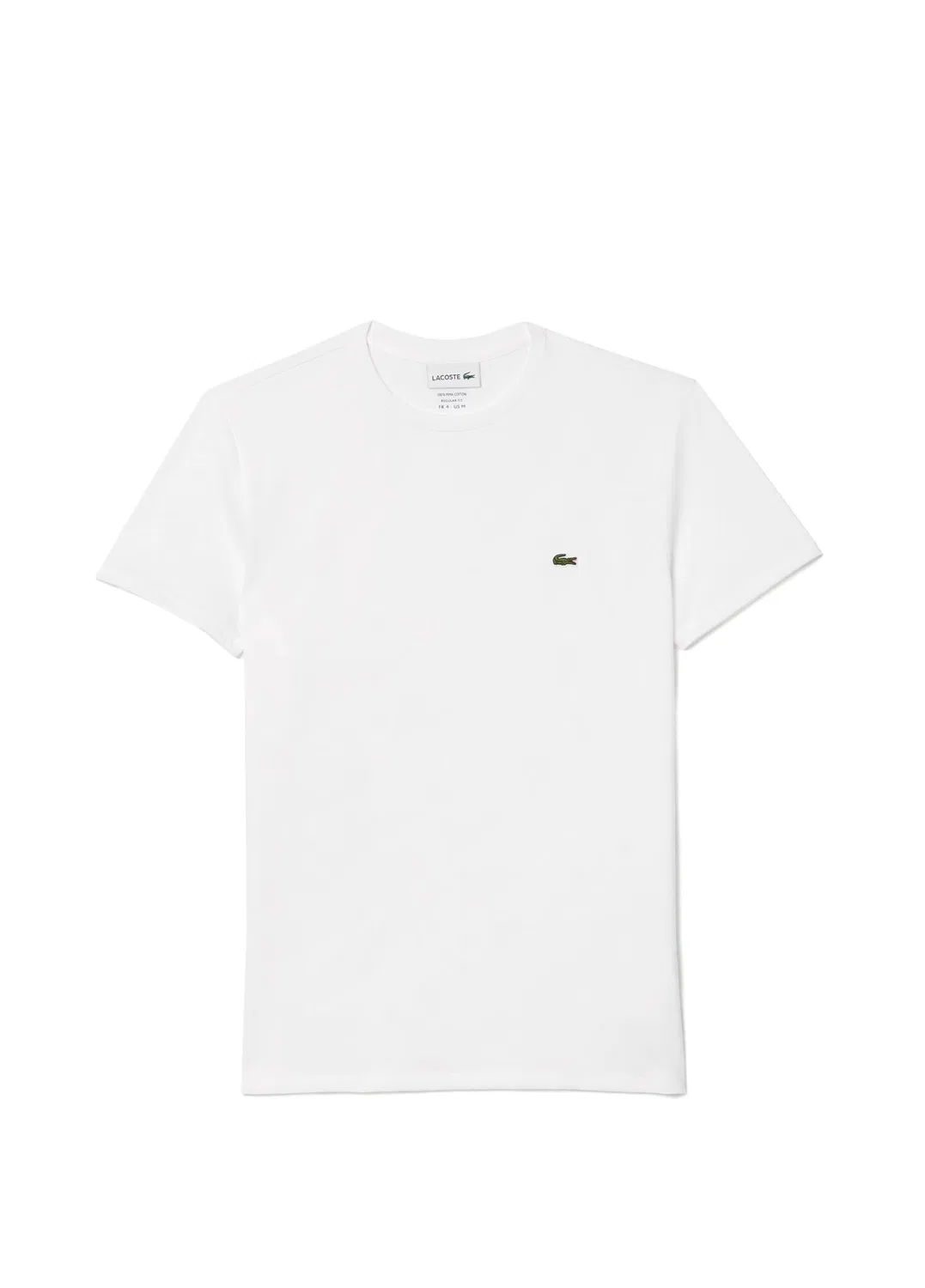 Футболка Lacoste с круглым вырезом, белый