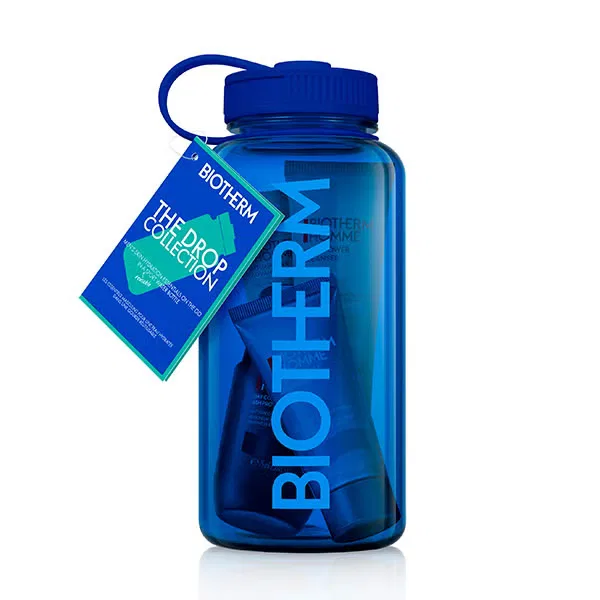 Набор увлажняющих средств для мужчин с бутылкой для воды Biotherm Cofre Power Drop