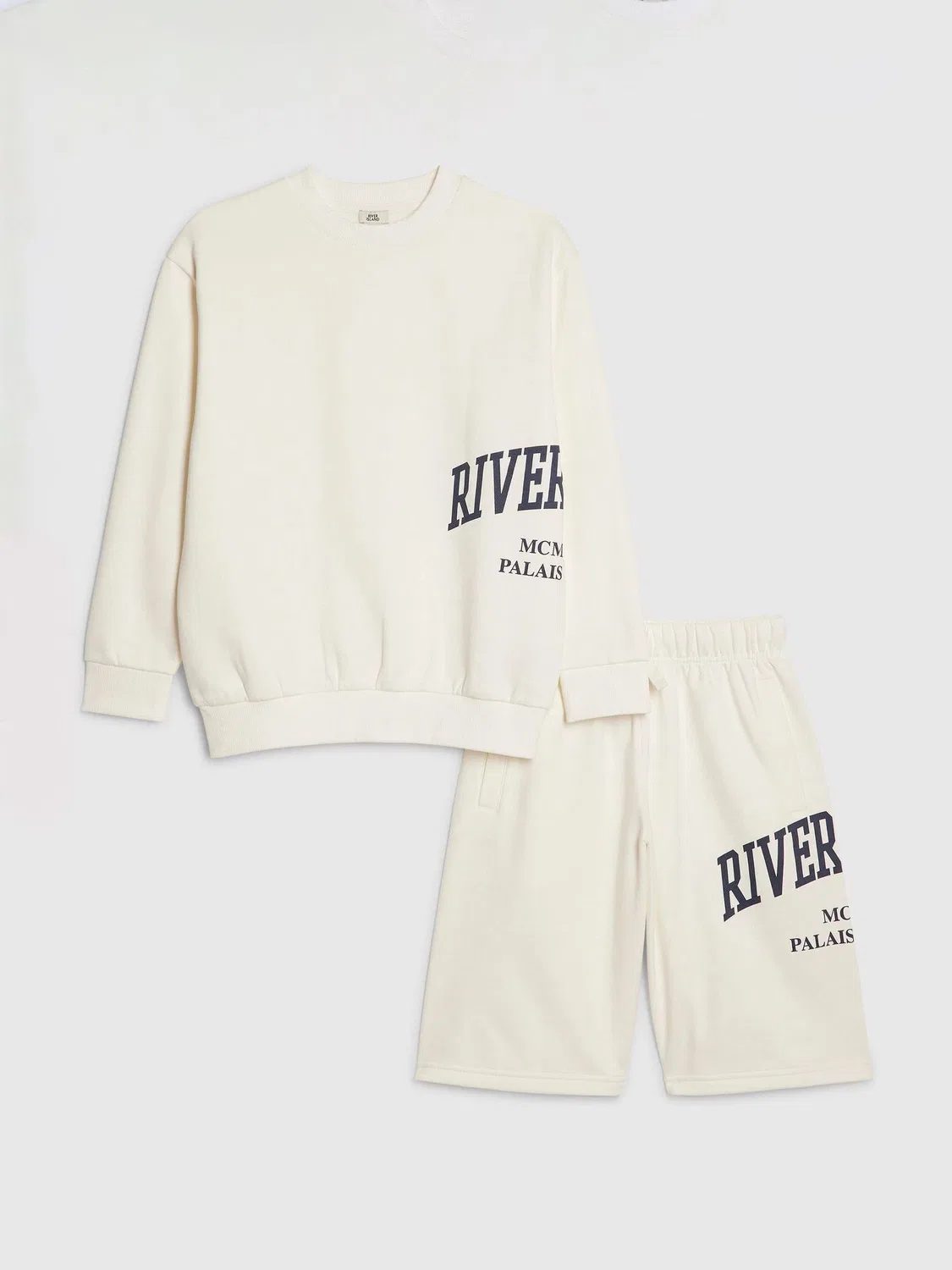 Спортивный костюм River Branded River Island, кремовый