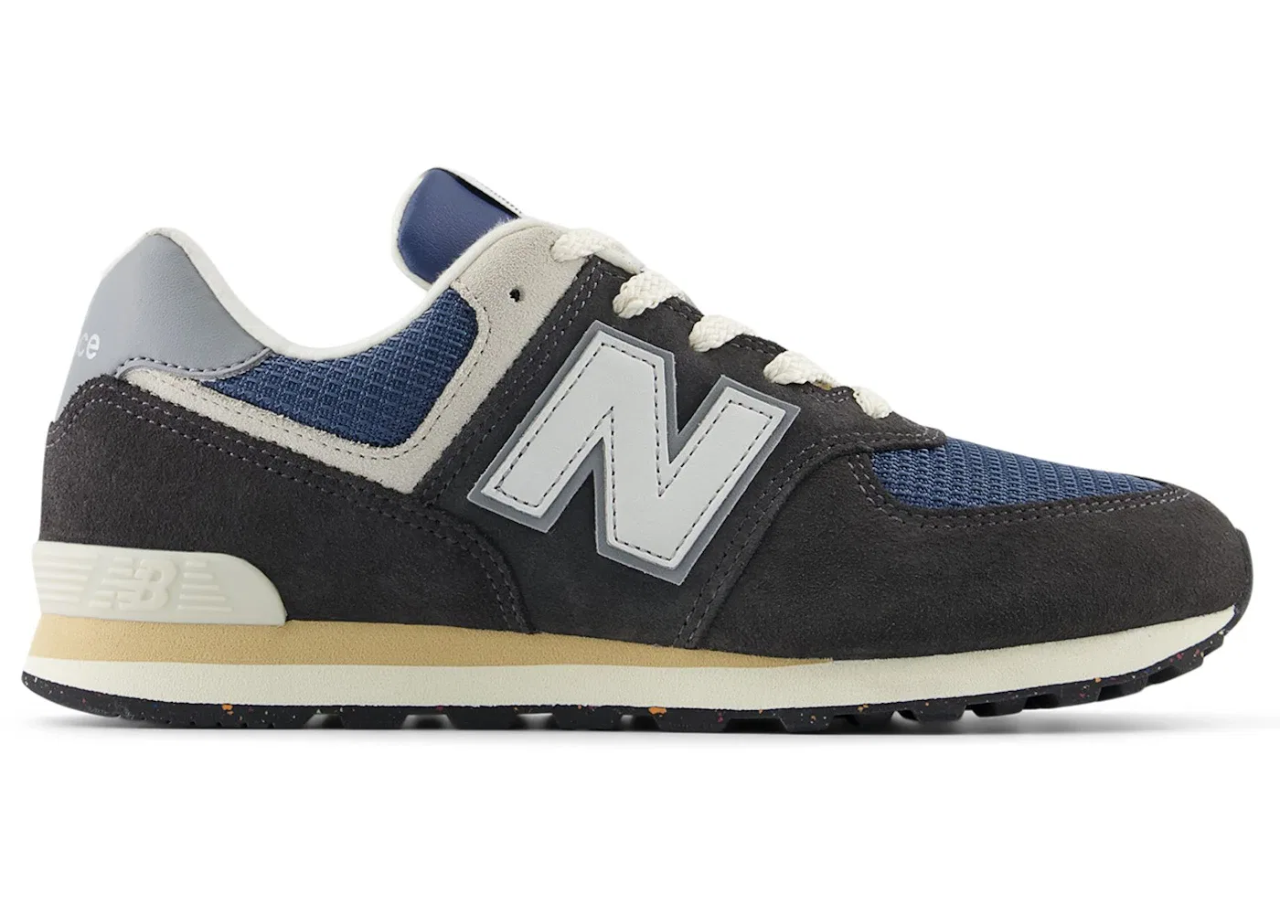 Детские кроссовки Lifestyle New Balance 574 Lace, Black Cement/Slate Grey