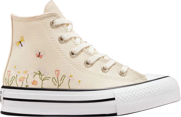 

Кроссовки Converse Chuck Taylor All Star Lift Platform High PS Floral Embroidery - Natural Ivory, кремовый, Бежевый;серый, Кроссовки Converse Chuck Taylor All Star Lift Platform High PS Floral Embroidery - Natural Ivory, кремовый